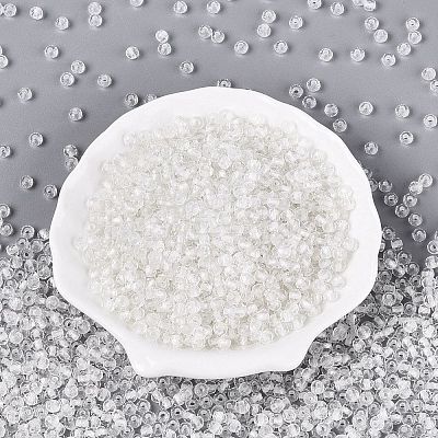 FGB Grade A Transparent Glass Seed Beads SEED-Q040-03A-12-1