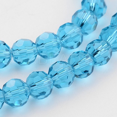 Transparent Glass Bead Strands LS-GLAA-G013-6mm-49-1
