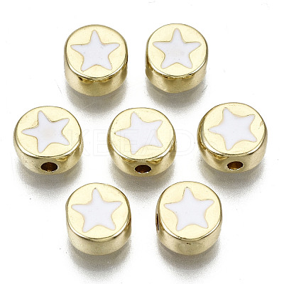 Alloy Enamel Beads ENAM-S122-031-RS-1