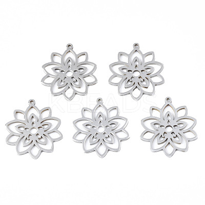 Non-Tarnish 201 Stainless Steel Pendants STAS-N098-050P-1