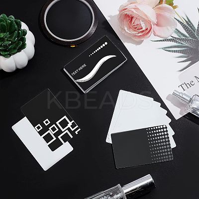 Aluminum Blank Thermal Transfer Business Cards DIY-NB0005-07-1