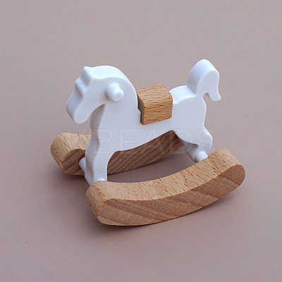 Wooden Rocking Horse Ornaments PW-WG45736-01-1