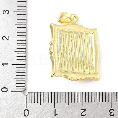 Brass Enamel Pendants KK-Z101-09G-D01-1