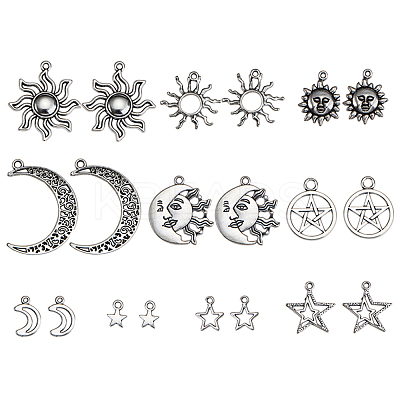 Tibetan Style Alloy Pendants TIBEP-CJ0001-08-1