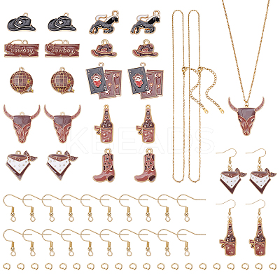 DIY Earrings/Necklaces Making Kits DIY-ME0001-85-1
