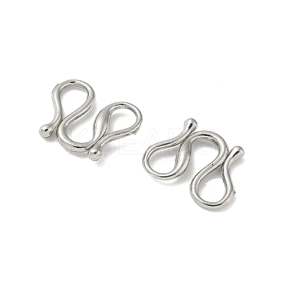 304 Stainless Steel S-Hook Clasps STAS-L300-003A-P-1