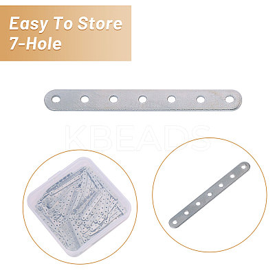 200Pcs Iron Spacer Bar FIND-CA0009-73P-1