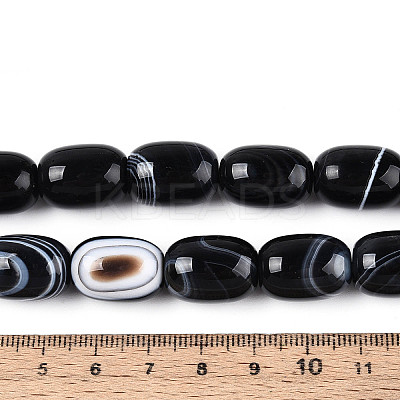 Natural Agate Beads Strands G-N356-02A-01-1