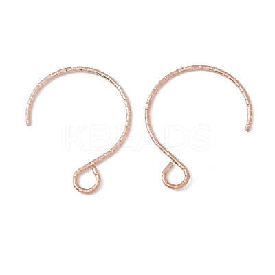 Ion Plating(IP) 316 Surgical Stainless Steel Earring Hooks STAS-D183-03RG-02-1