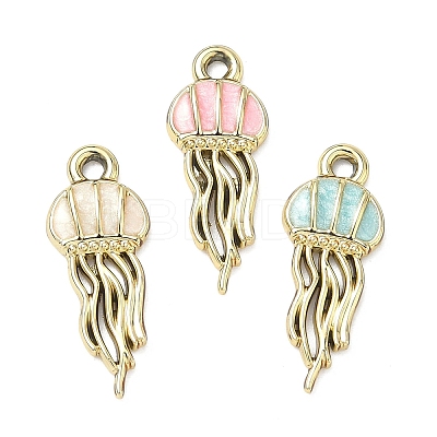 Alloy Enamel Pendants FIND-C087-05G-1