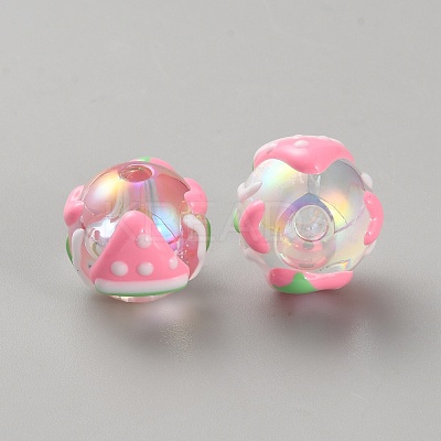 DIY Handmade Transparent Acrylic Beads MACR-CJC0006-14H-1
