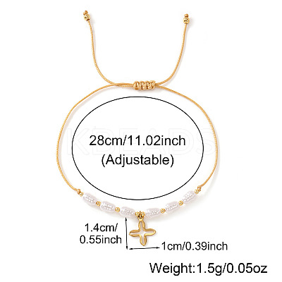 304 Stainless Steel Charm Bracelets FN6777-1