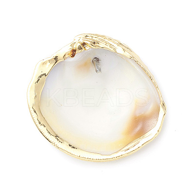 Natural Sea Shell Pendants SHEL-F005-06LG-1
