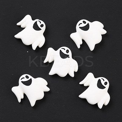 Ghost Opaque Resin Cabochons RESI-F031-10-1