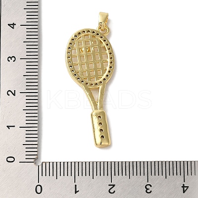 Brass Micro Pave Cubic ZircBrass Micro Pave Cubic Zirconia Pendants KK-S391-08G-01-1