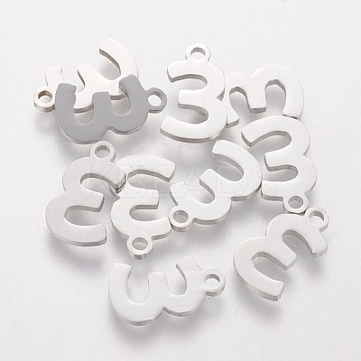 Tarnish Resistant 201 Stainless Steel Charms STAS-Q201-T408-3-1