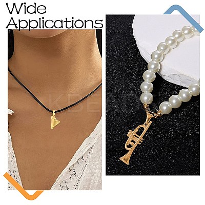 3Pcs 3 Styles 304 Stainless Steel Big Pendants STAS-CJ0002-73-1