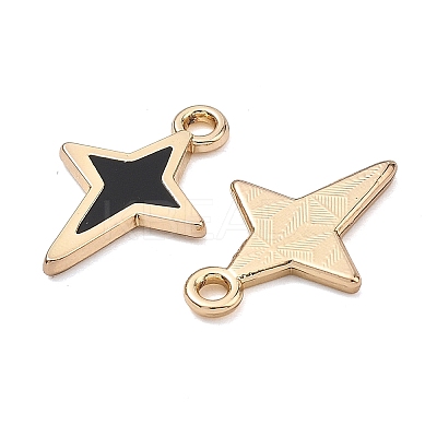 Alloy Enamel Pendants ENAM-G235-11G-01-1