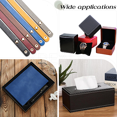 8 Sheets 4 Colors Linen Book Covers DIY-CP0010-67B-1