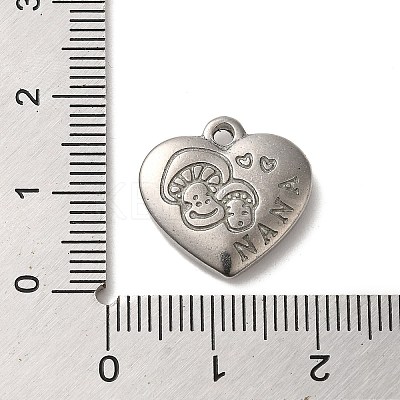 Non-Tarnish 304 Stainless Steel Pendants STAS-R223-02G-1