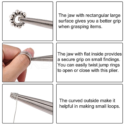Carbon Steel Jewelry Pliers for Jewelry Making Supplies P022Y-1