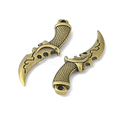 Tibetan Style Alloy Pendants TIBEP-A16825-AB-NR-1