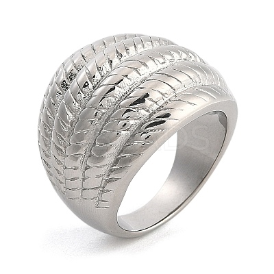 304 Stainless Steel Wide Finger Ring for Unisex RJEW-Z076-02P-02-1
