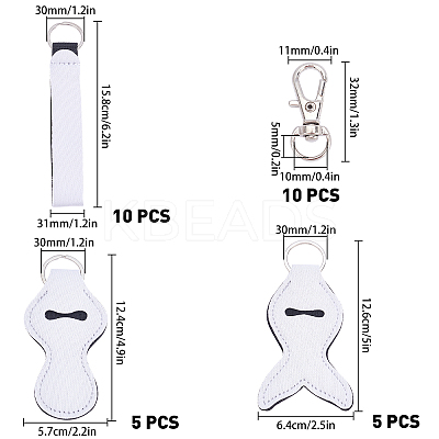 DIY Keychain Clasps KEYC-GF0001-05-1