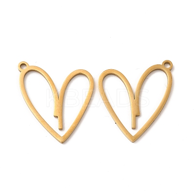 Ion Plating(IP) 304 Stainless Steel Pendants X-STAS-A070-28G-1