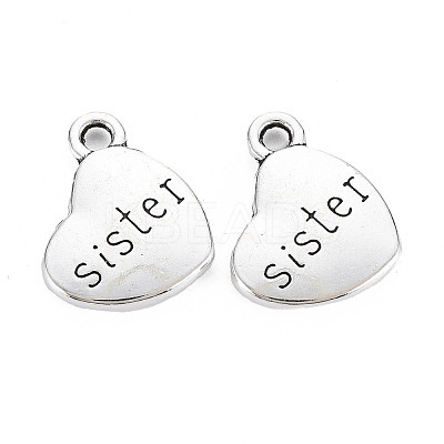 Tibetan Style Alloy Family Charms LS-X-TIBEP-5429-AS-LF-1