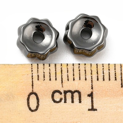 Rack Plating Eco-Friendly Brass Beads KK-M258-04B-1