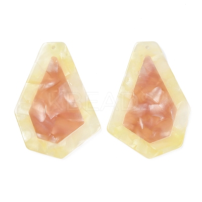 Cellulose Acetate(Resin) Big Pendants RESI-XCP0001-99-1