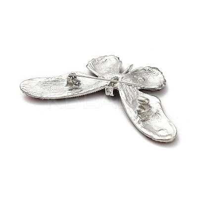 Butterfly Rhinestone Brooch Pin JEWB-A034-04P-02-1