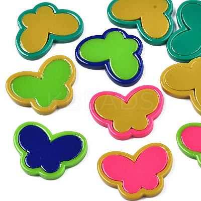 Opaque Cellulose Acetate(Resin) Cabochons KY-N018-10-1