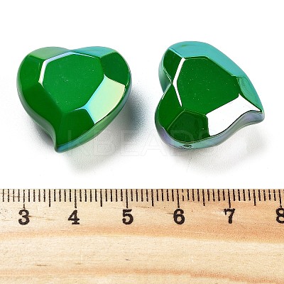 UV Plating Acrylic European Beads OACR-S142-06B-1