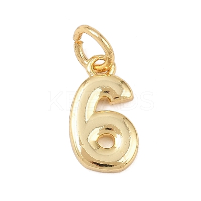 Brass Charms KK-G544-10G-06-1