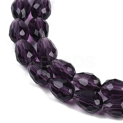 Transparent Glass Beads Strands EGLA-N013-T10mm-D06-1