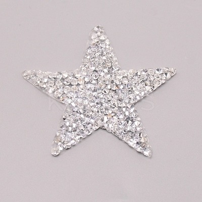 Star Glitter Hotfix Rhinestone DIY-WH0301-92B-02-1