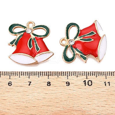 Christmas Theme Alloy Enamel Pendants ENAM-T020-10A-1