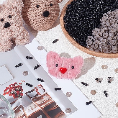 600Pcs Resin Doll Eyes Washers DIY-ME0001-50-1