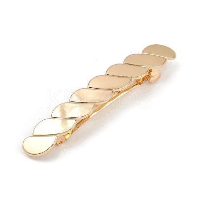 Twist Alloy with Iron Clip Hair Barrettes PHAR-G014-04G-1