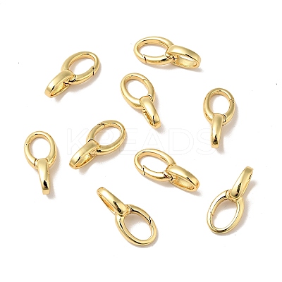 Brass Spring Gate Rings X-KK-J301-04G-1