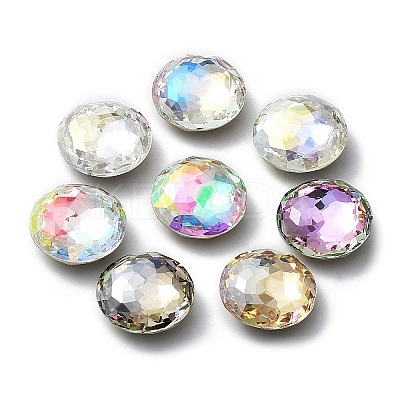 K9 Glass Rhinestone Cabochons X-RGLA-P035-04B-M-1