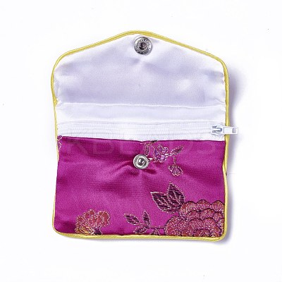 Embroidery Damask Cloth Pouches ABAG-WH0023-04B-05-1