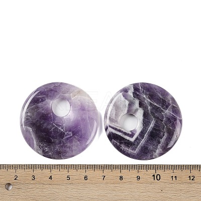 Natural Amethyst Pendants G-C140-10F-1