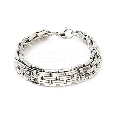 Tarnish Resistant 201 Stainless Steel Watch Band Bracelets STAS-E165-13P-1