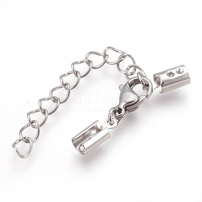 Tarnish Resistant 304 Stainless Steel Chain Extender LS-STAS-P207-01P-A-1