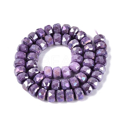 Anti-Tarnish Electroplate Glass Beads Strands GLAA-T025-10mm-11O-1