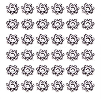 Tibetan Silver Alloy Spacer Beads PALLOY-PH0013-23AS-NR-1