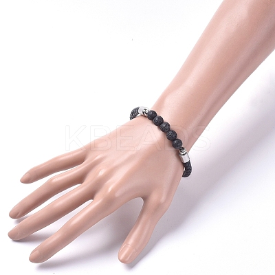 Unisex Leather Cord Bracelets BJEW-JB04852-01-1